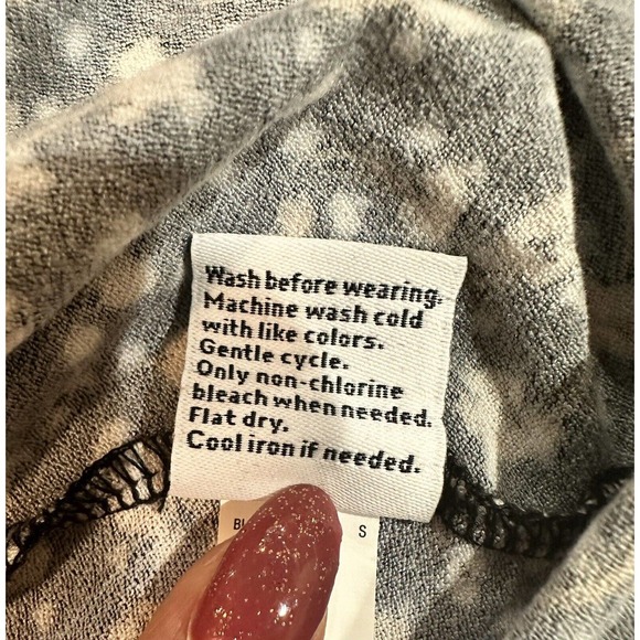 NWT Nine West Women's Sleeveless Babydoll Top Black With Floral Print Size S NEW - Picture 9 of 12